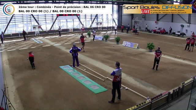 Second tour, point de précision, France Club Elite 1, J3 groupe Titre, Balaruc-les-Bains contre CRO Lyon, saison 2018/2019
