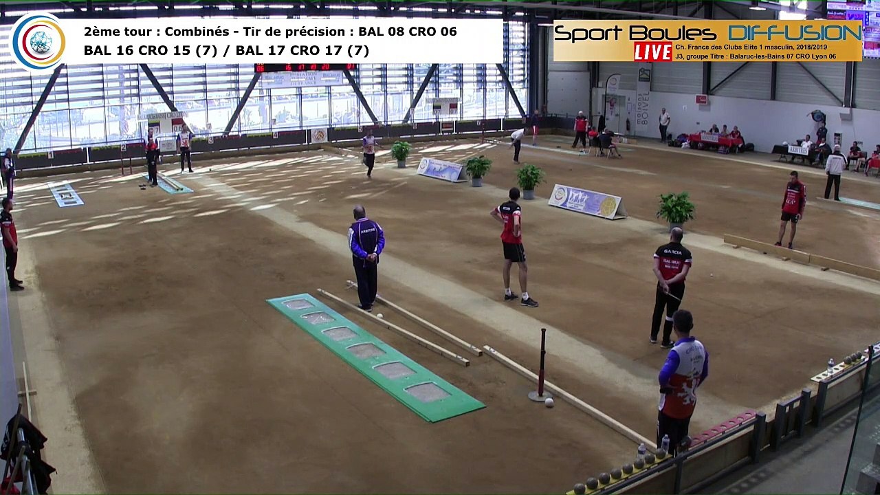 Second tour, second tir de précision, France Club Elite 1, J3 groupe Titre,  Balaruc-les-Bains contre CRO Lyon,  saison 2018/2019