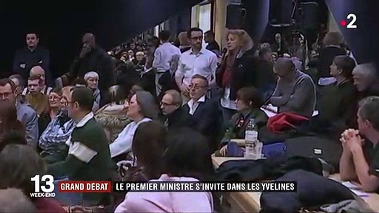 Grand débat national : Édouard Philippe participe à son premier débat citoyen