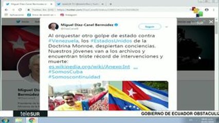 Díaz-Canel: Golpe de Estado contra Venezuela despierta conciencias