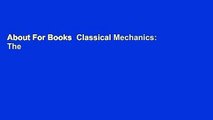 About For Books  Classical Mechanics: The Theoretical Minimum (Theoretical Minimum 1) Complete