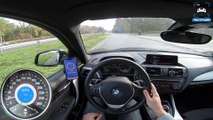 375HP BMW M135i Mosselman | ARMYTRIX EXHAUST | 272km/h AUTOBAHN POV by AutoTopNL