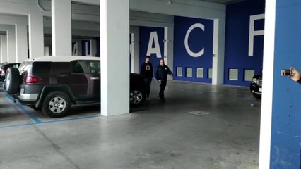 Llegada de Erik Morán a La Rosaleda para pasar Reconocimiento Médico