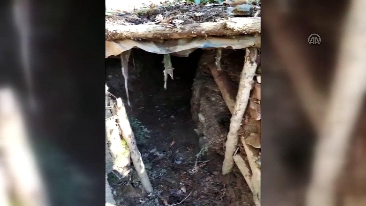 Amanoslar'da terör örgütüne ait 9 sığınak bulundu - HATAY