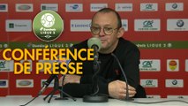 Conférence de presse US Orléans - Chamois Niortais (1-0) : Didier OLLE-NICOLLE (USO) - Pascal PLANCQUE (CNFC) - 2018/2019