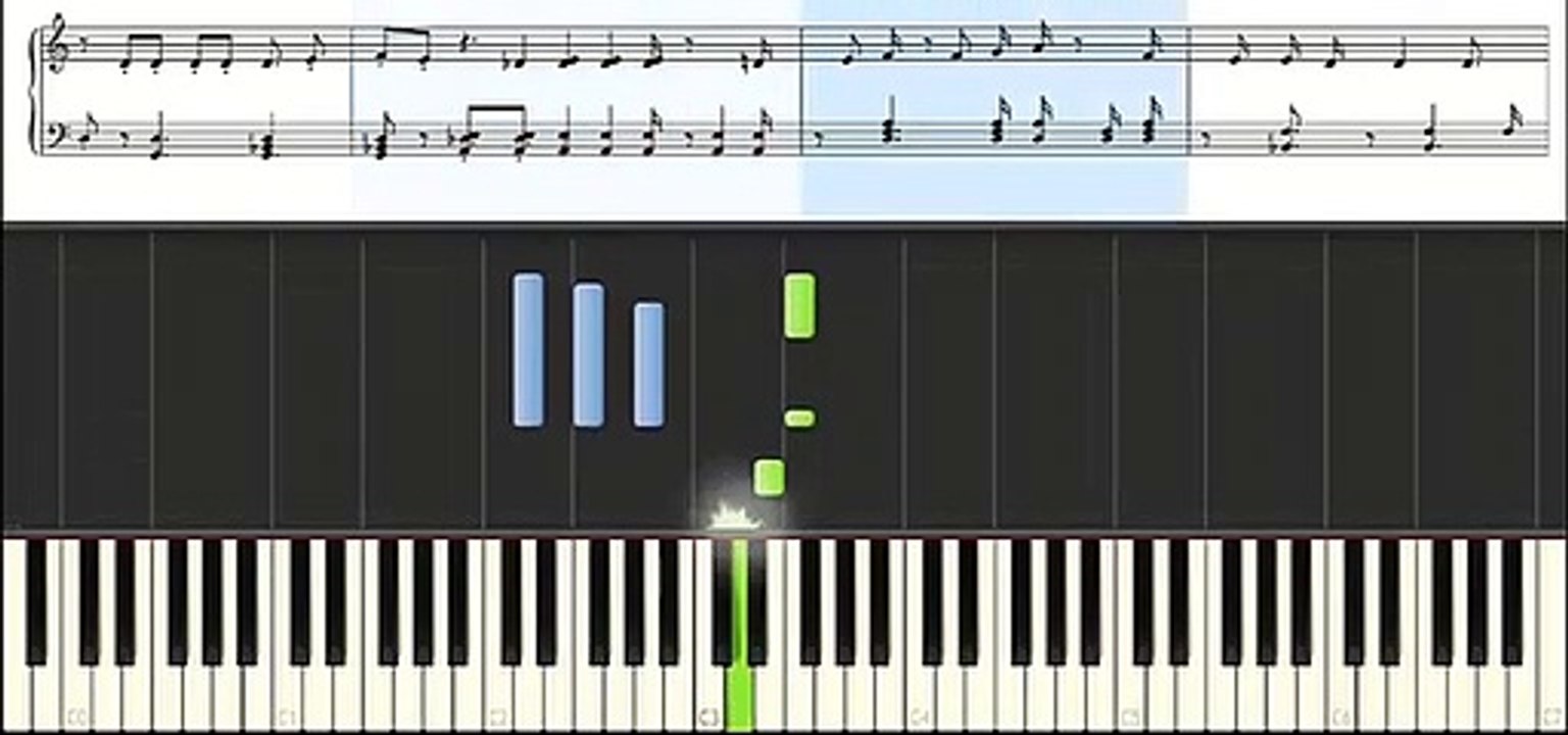 kyuhyun - inoo rain of blades piano synthesia