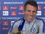 I asked players to crouch down to watch the penalties! - Zola