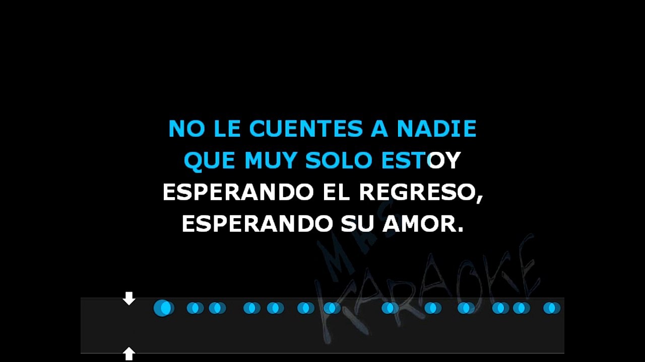 HOY ME HAN VISTO LLORAR - Chebere (karaoke)