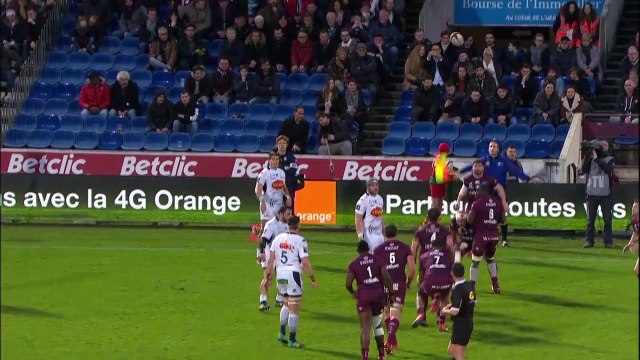 TOP 14 - Essai Romain BUROS (UBB) - Bordeaux-Bègles - Agen - J15 - Saison 2018/2019