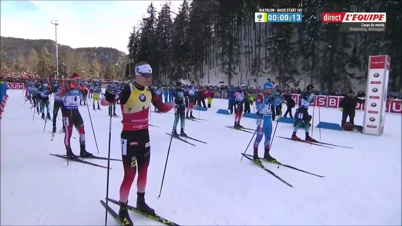 CdM biathlon - mass-start H de Ruhpolding, 20 janvier 2019 (présentation et course)