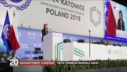 Download Video: Climat : Greta Thunberg bouscule Davos