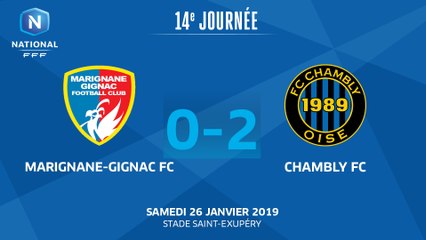 J14 : Marignane Gignac FC - FC Chambly (0-2), le résumé