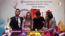 Danse sur glace : les Français champions d'Europe