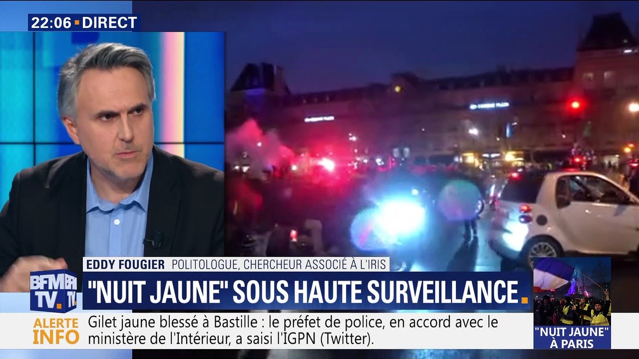 Gilets jaunes: "Nuit jaune" sous haute surveillance (1/3)