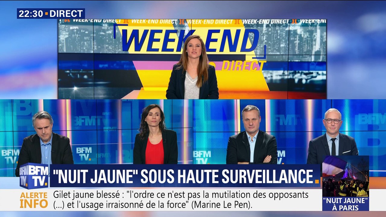 Gilets jaunes: "Nuit jaune" sous haute surveillance (2/3)