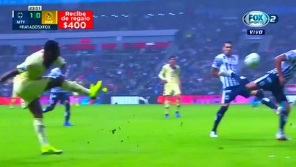 Edson Alvarez Goal - Monterrey vs Club America 1-1