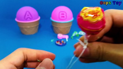 Learn Colors with Kinetic Sand & Icecream Cups # Surprise Eggs & Toys KinderJoy, LOL, Bananas, Kunst