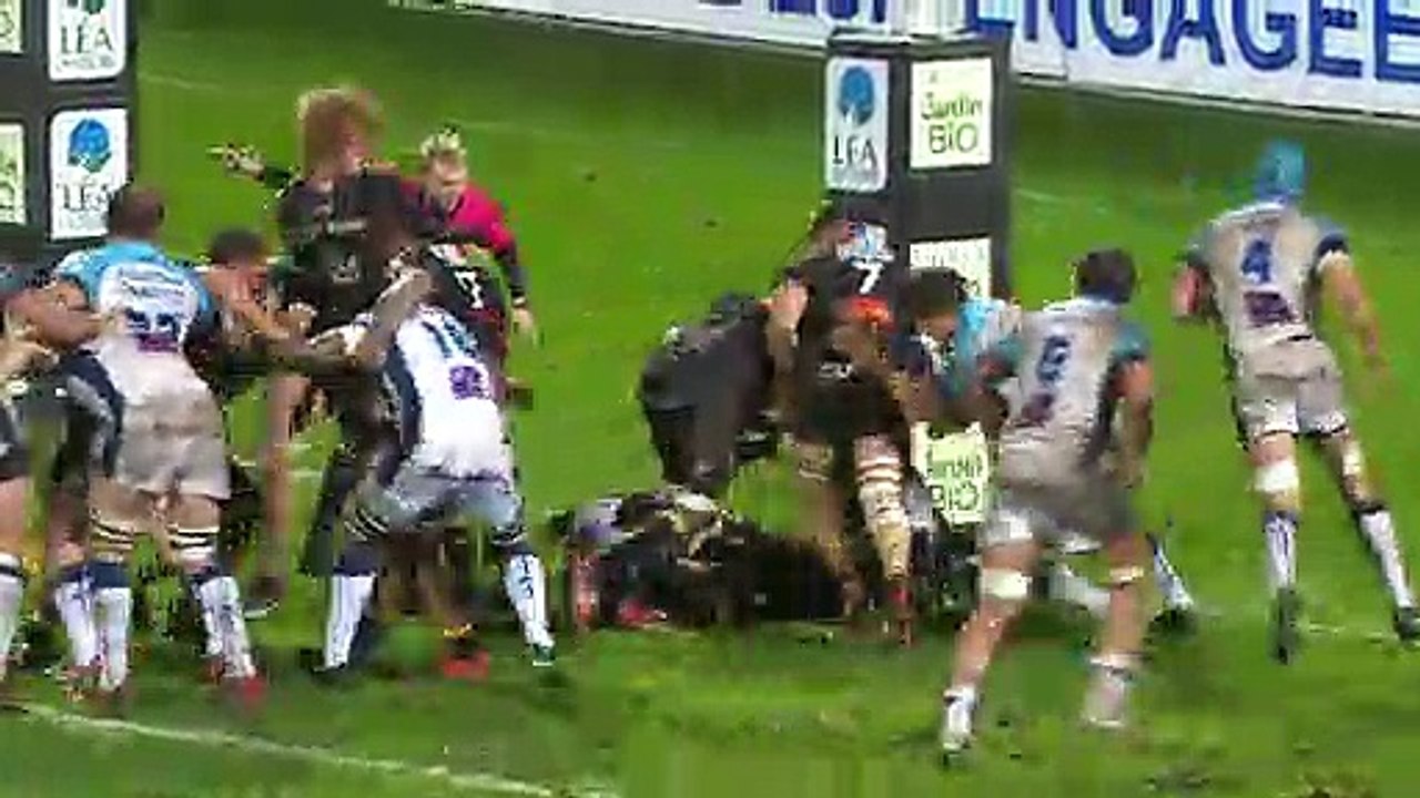 TOP 14 - Essai Jone QOVU (SR) - La Rochelle - Montpellier - J15 - Saison 2018/2019