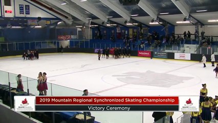 Victory Ceremony (Saturday) - 2019 MOUNTAIN REGIONAL SYNCHRONIZED SKATING CHAMPIONSHIPS (13)