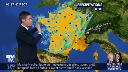 La météo pour ce dimanche 27 janvier 2019