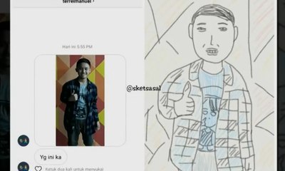 Kisah Seniman yang Berkreasi Membuat Sketsa Asal