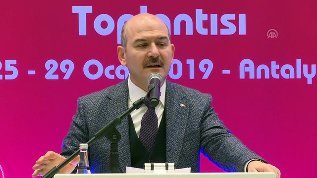 Soylu: 'Terör ve uyuşturucu neredeyse paket program gibi birbirlerine can suyu veriyorlar' - ANTALYA