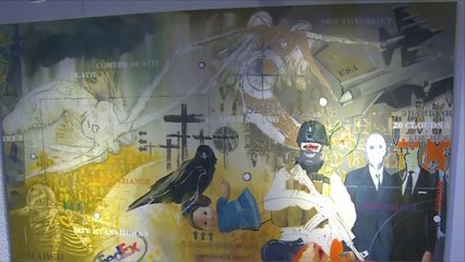 كوميديا الموت.. معرض يجسّد سنوات العنف الذي عاشه العراق