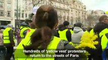 11th round of 'yellow vest' protests hit Paris streets