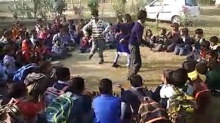 School Children plays awesome dancing competition - Haryanvi dance in haryana school