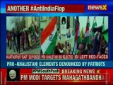 #Anti-IndiaFlop: Slogans drowned by pro-India chants of 'Bharat Mata Ki Jai'