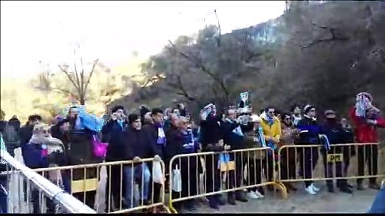 Real Valladolid - Celta de Vigo: Llegada del Celta