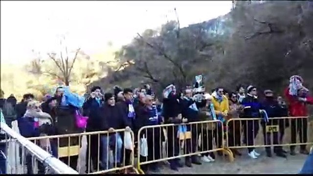 Real Valladolid - Celta de Vigo: Llegada del Celta