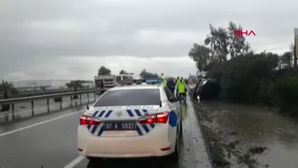 Antalya Bakan Soylu'nun Koruma Ekibi Kaza Yaptı