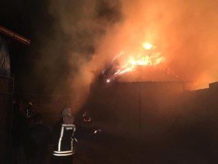 5 Bin Saman Balyası Yandı: Zarar 100 Bin Tl