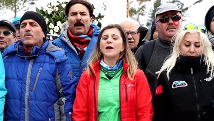 Çığ şehitleri Zigana Dağı'nda anıldı