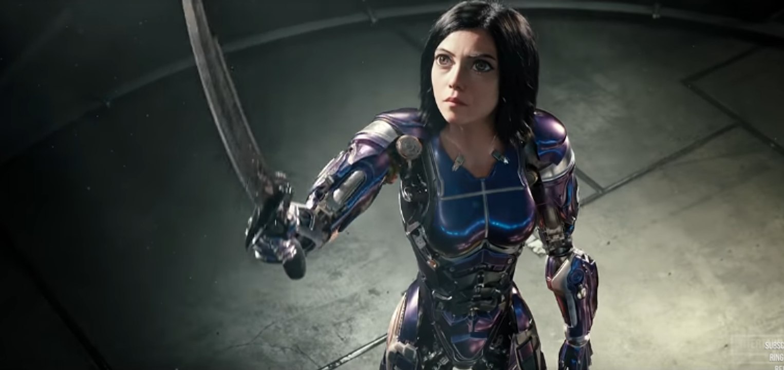 ALITA BATTLE ANGEL- Fight Training and Mirror Punch Scene - (2019) Movie Clip