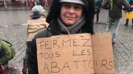 Manif à Mons : Isabelle, une Gilet Jaune, lutte aussi contre le réchauffement climatique