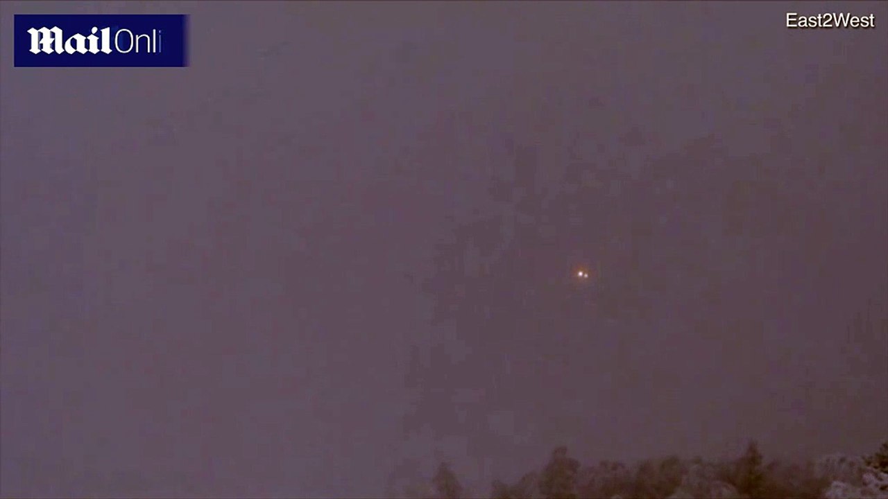 Explosion rips through Russian bomber after major crash landing