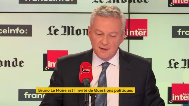 Bruno Le Maire : Nous ne sommes pas dans des temps politiques ordinaires. On n'apporte pas une réponse comme ça en un claquement de doigts .
