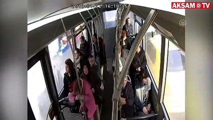 Otobüste rahatsızlanan yolcuyu şoför hastaneye götürdü