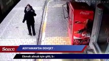 Adıyaman'da bakkal önünde cinayet anı kamerada