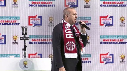 Cumhurbaşkanı Erdoğan: 'Antalya'da yaklaşık 100 milyon lira maddi zarar olduğu tahmin edilmektedir. Gereği neyse şüphesiz bizler yerine getireceğiz' - ANTALYA