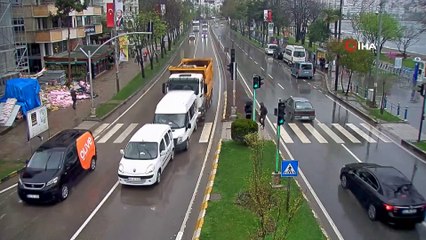 Ordu’daki trafik kazaları kamerada