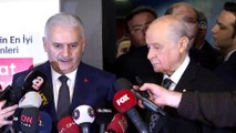 Binali Yıldırım: 'Genel Başkan'ın (MHP Genel Başkanı Bahçeli) ziyareti cumhur ittifakına güç vermiştir' - İSTANBUL