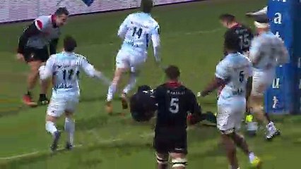 TOP 14 - Essai Noa NAKAITACI (LOU) - Lyon - Racing 92 - J15 - Saison 2018/2019