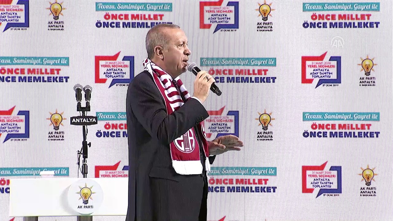 Cumhurbaşkanı Erdoğan: 'Türkiye'de her ilden her ilçeden her toplumsal kesimden oy alabilen tek parti AK Parti'dir' - ANTALYA