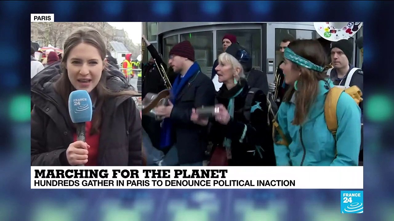 Climate change protest