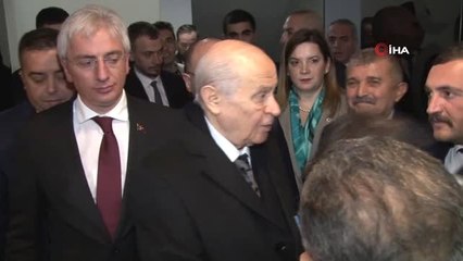 Devlet Bahçeli, Partisinin İstanbul İl Teşkilatını Ziyaret Etti