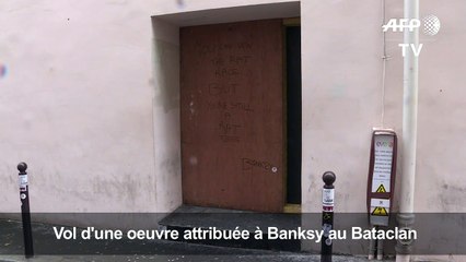 Vol d'une oeuvre de Banksy au Bataclan