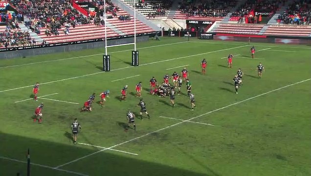 TOP 14 - Essai Sofiane GUITOUNE 2 (ST) - Toulouse - Grenoble - J15 - Saison 2018/2019